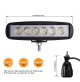 18W LED Boat - DC9-32V - Black casing spreader light - Emmitt Color: Dual color / Red & White- WK-DU18BRW - AZLED